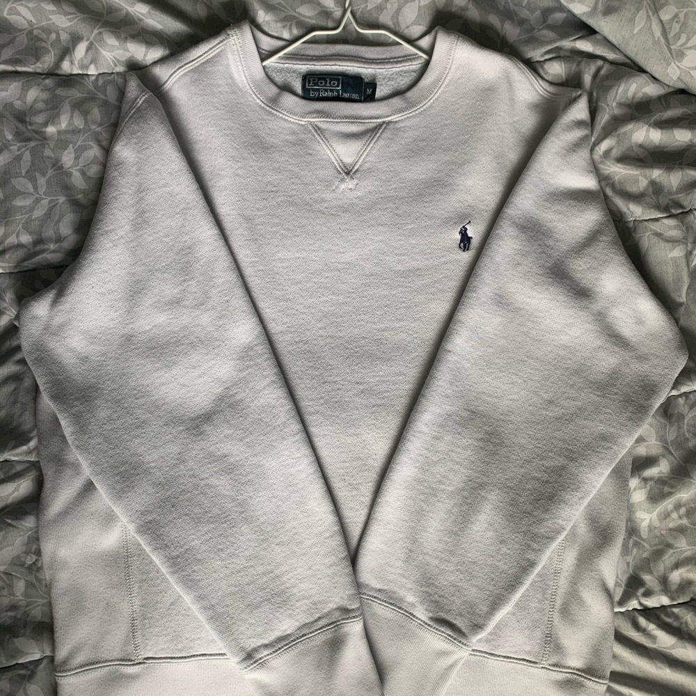 White sweater by Polo Ralph Lauren